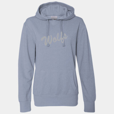 ***GLITTER ITEM*** J. AMERICA - WOMEN’S GLITTER FRENCH TERRY HOODED SWEATSHIRT Thumbnail