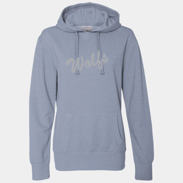 ***GLITTER ITEM*** J. AMERICA - WOMEN’S GLITTER FRENCH TERRY HOODED SWEATSHIRT Thumbnail